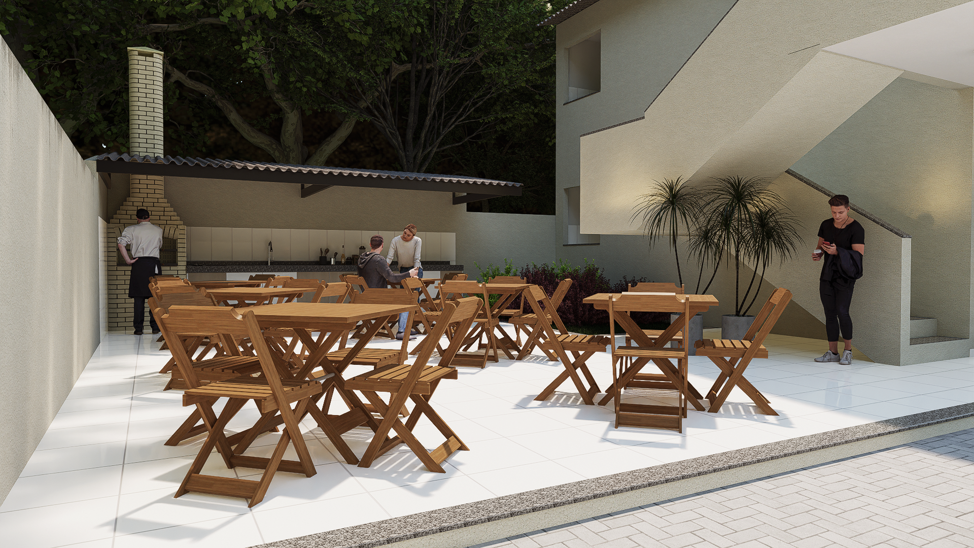 Residencial Vila Lemos - Churrasqueira Vista 1