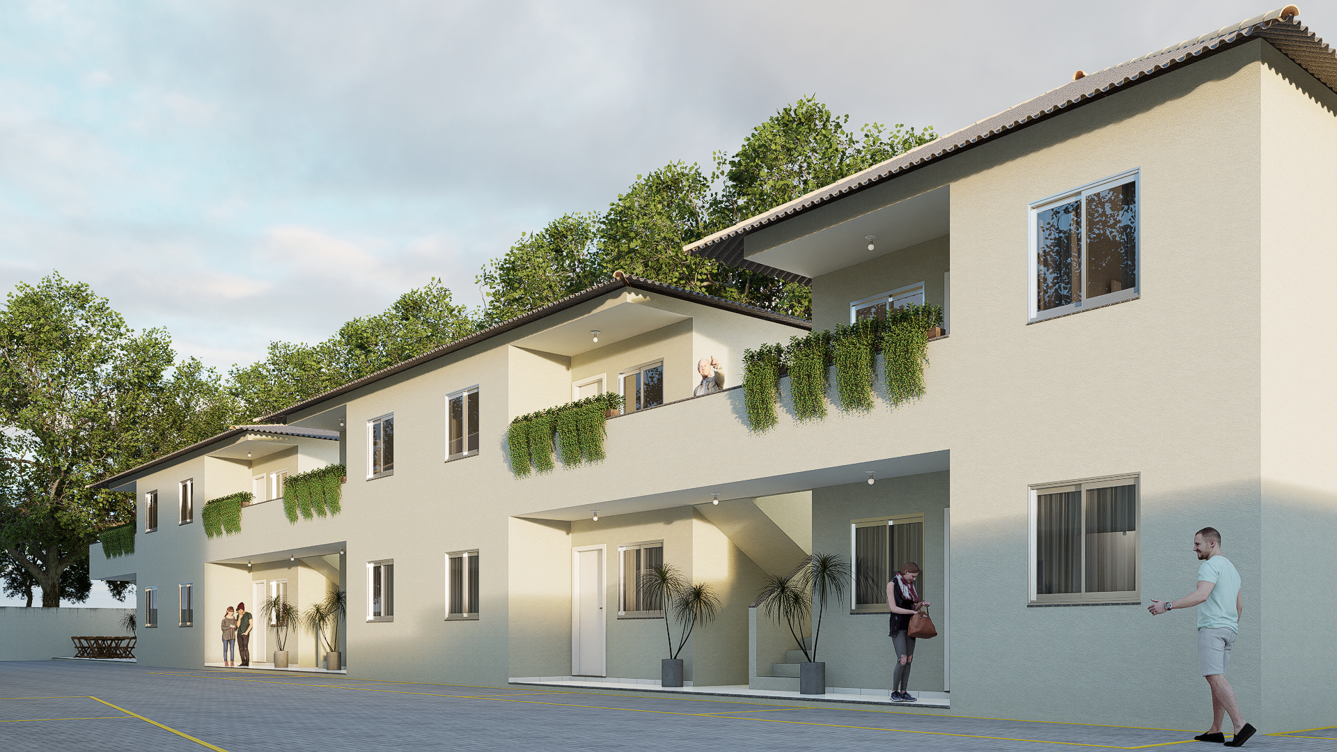 Residencial Vila Lemos - Fachada Lado Direito